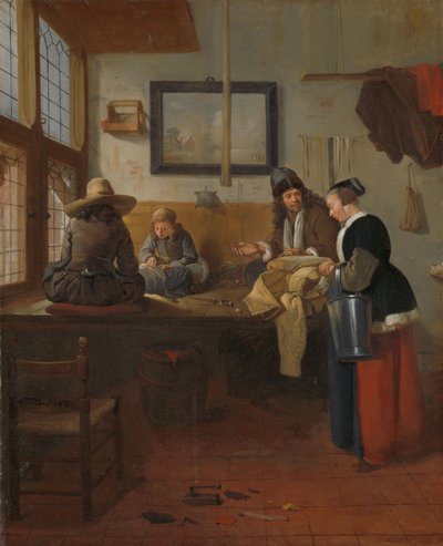 The Tailor’s Workshop, 1661 by Quiringh Van Brekelenkam